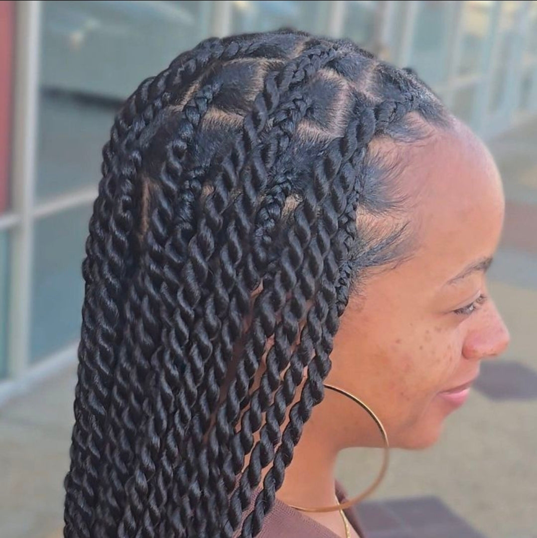Island Twists / Knotless Senegalese Twists
