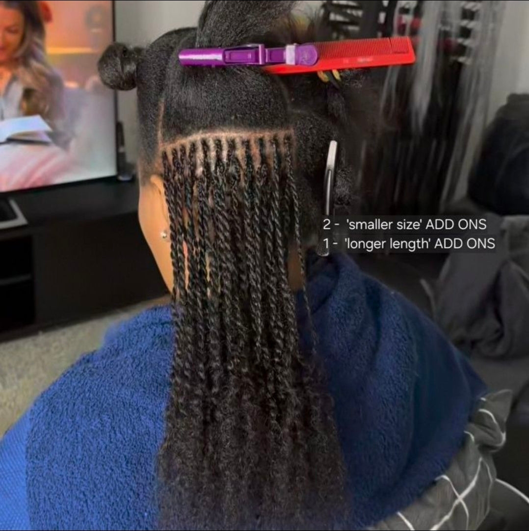 Human Hair Micro Twists