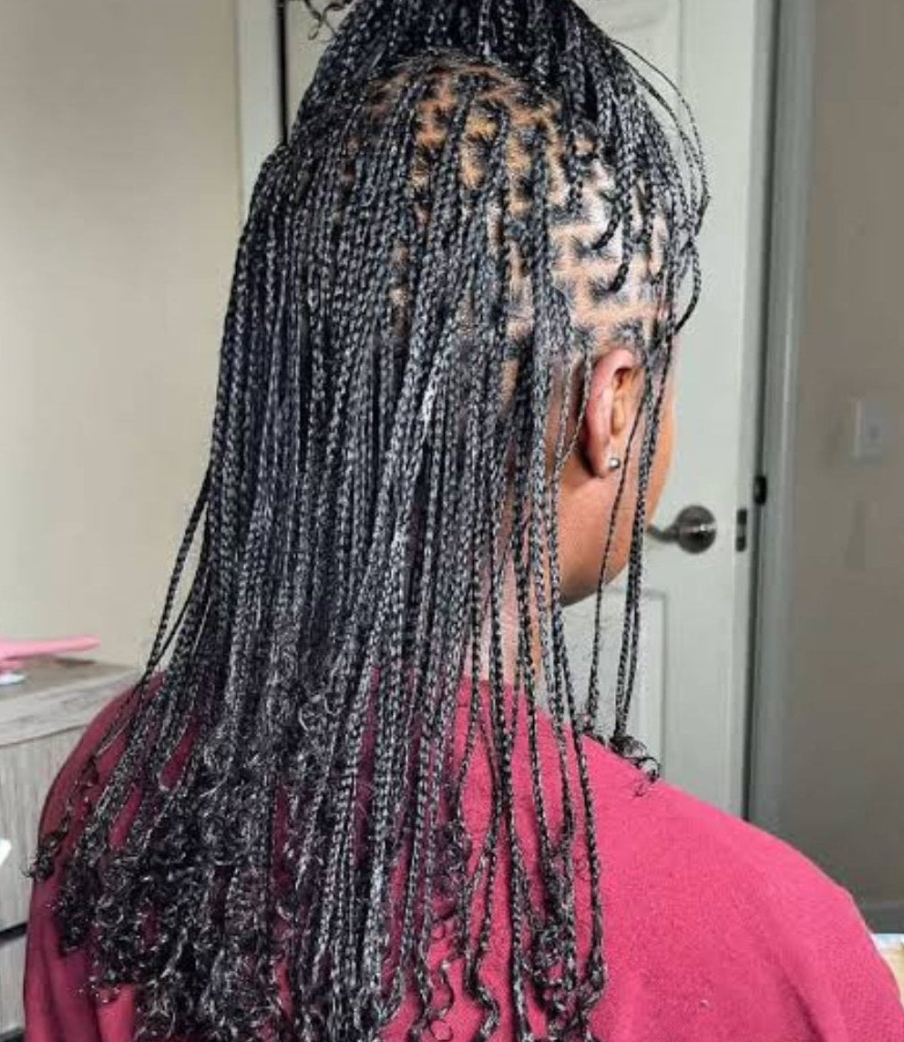 Mini Braids with Human Hair