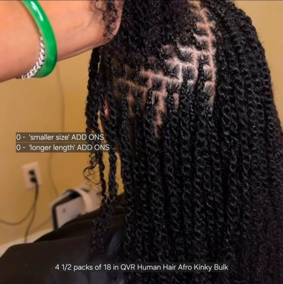 Human Hair Micro Twists