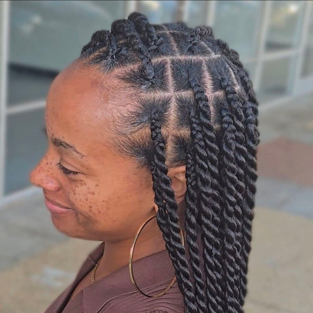 Island Twists / Knotless Senegalese Twists