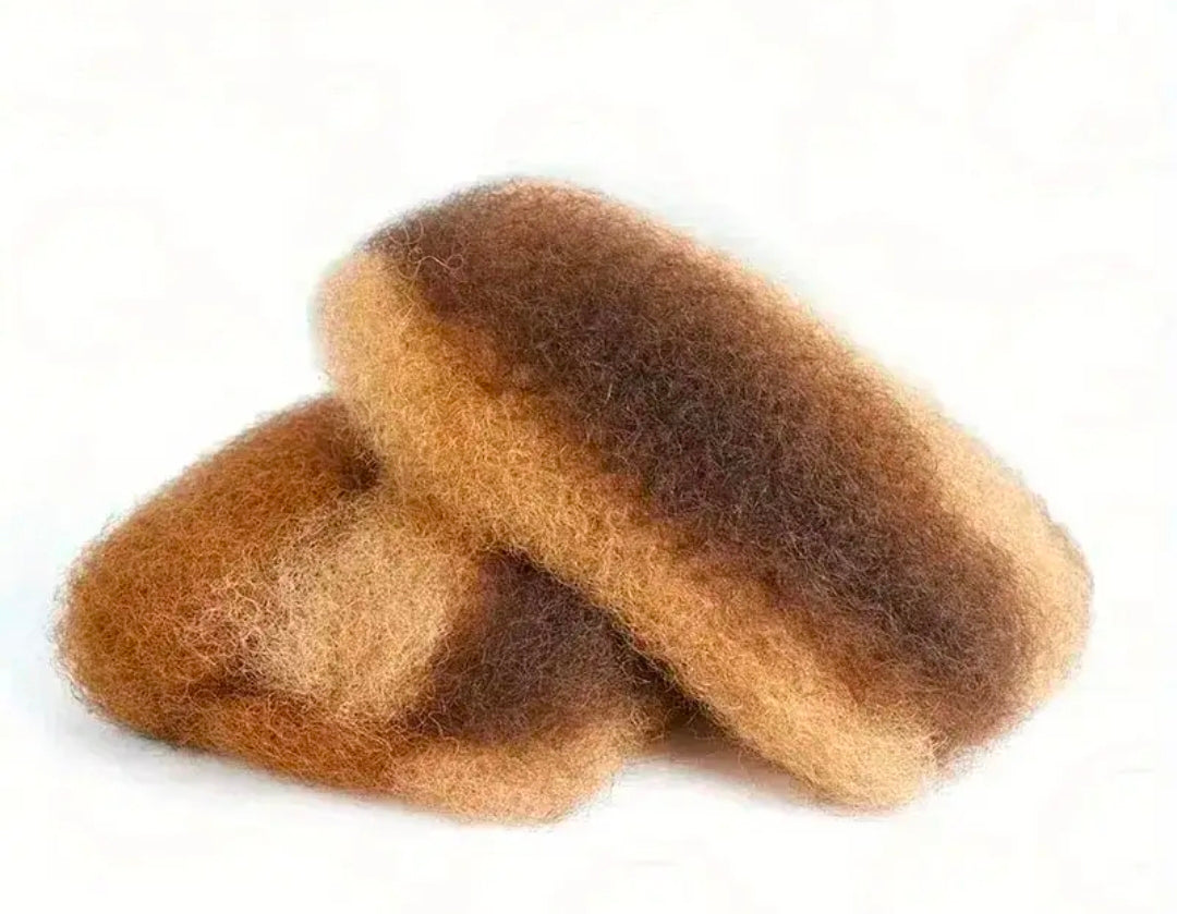 Human Hair Afro Kinky Bulk – 18" Natural Black 5 pack Bundle